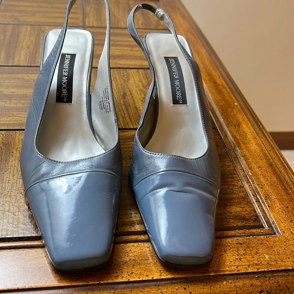 Jennifer More Periwinkle slingback shooed sz 91/2.